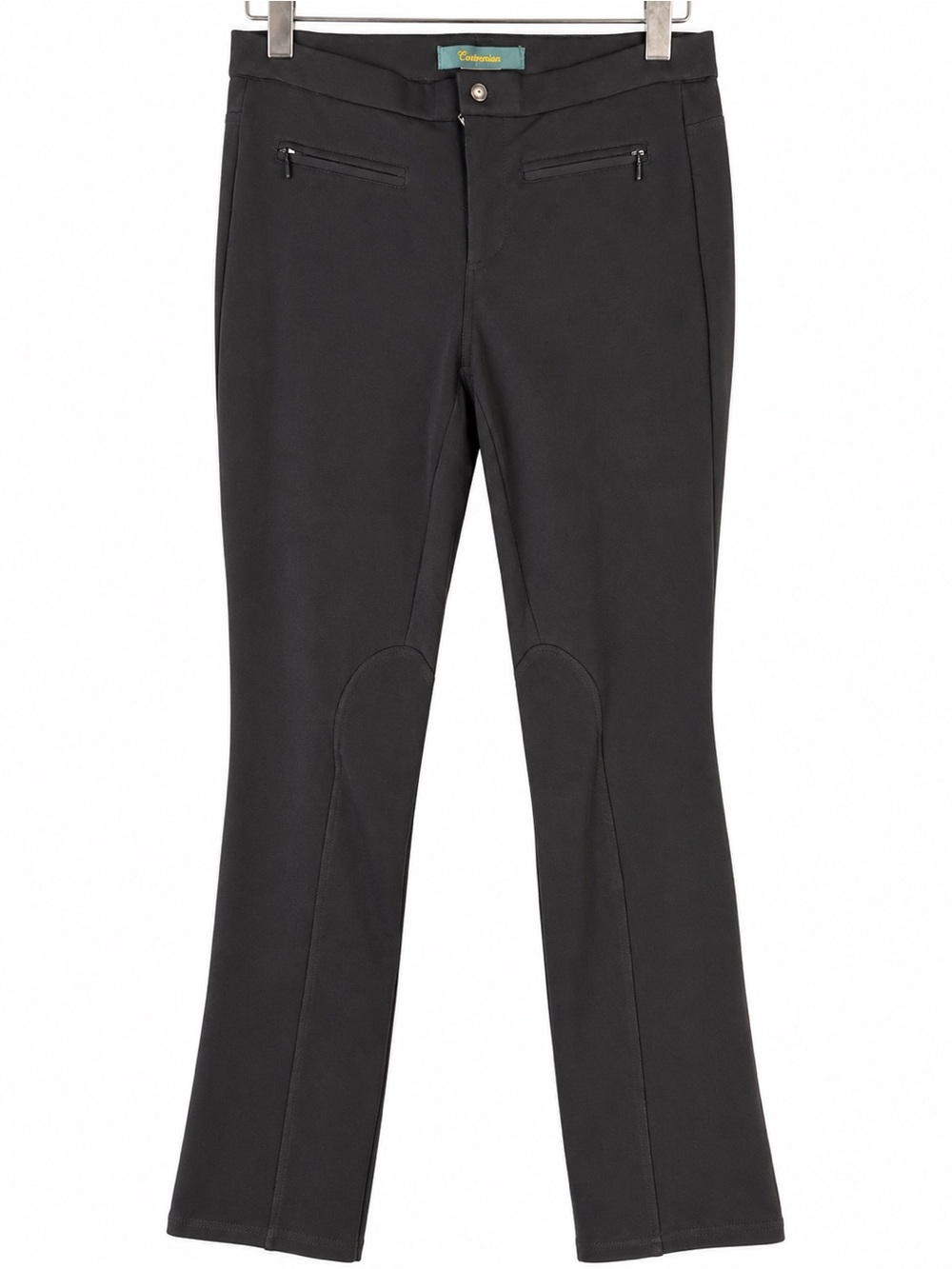 Anthropologie Cartonnier Black Ponte Dress Pants Knee Patch Size 6